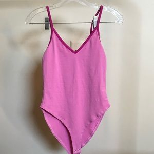 Pink Bodysuit Tank